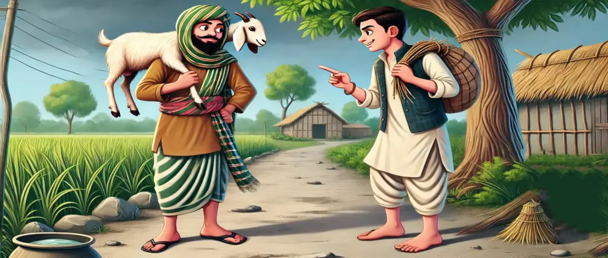 Read more about the article এক কৃষক ও তিন ঠকবাজের গল্প