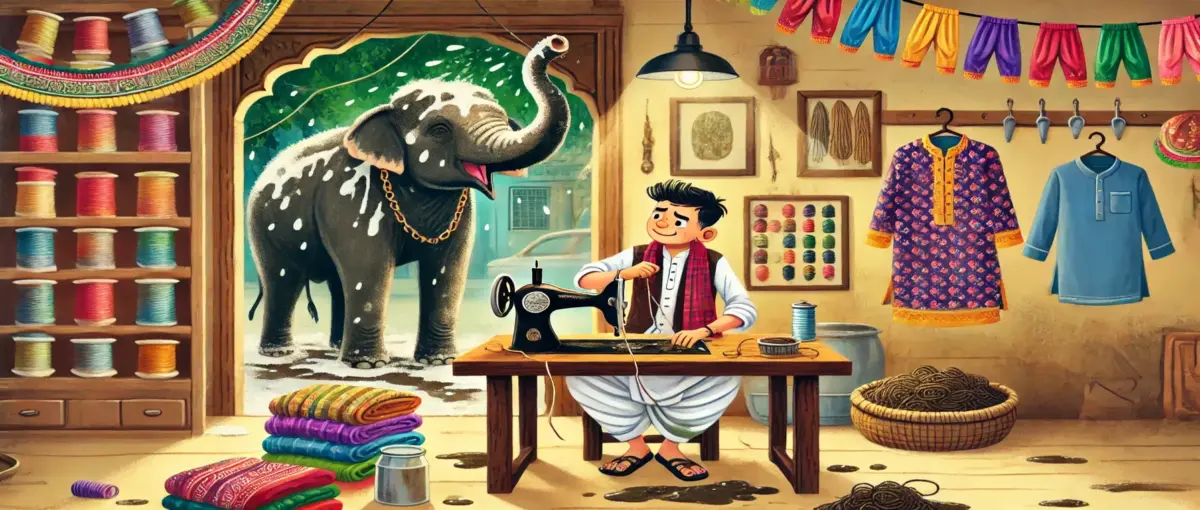 এক দর্জি ও এক হাতির গল্প