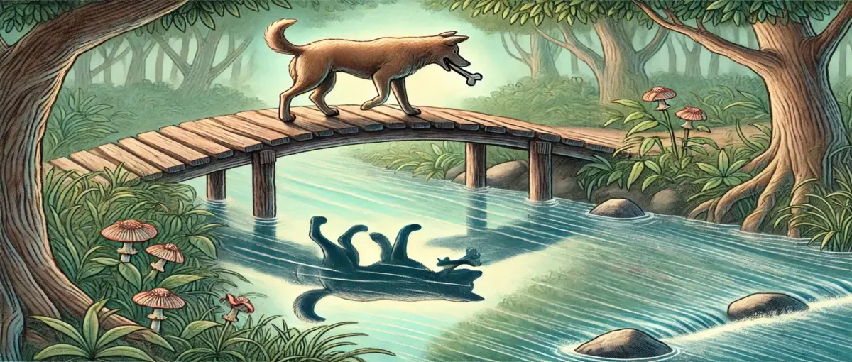 একটি লোভী কুকুরের গল্প