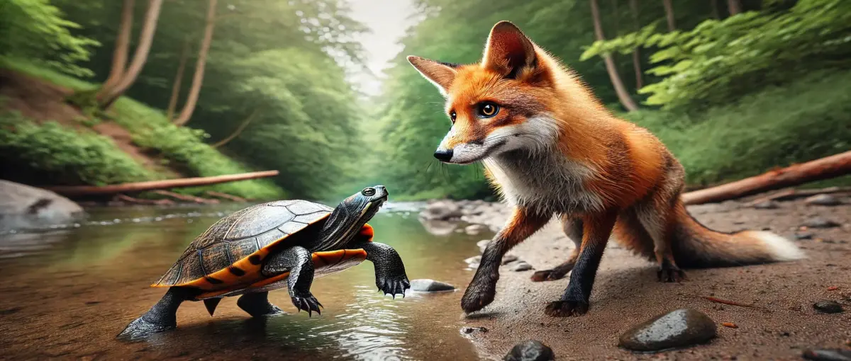 শিয়াল ও কচ্ছপের গল্প