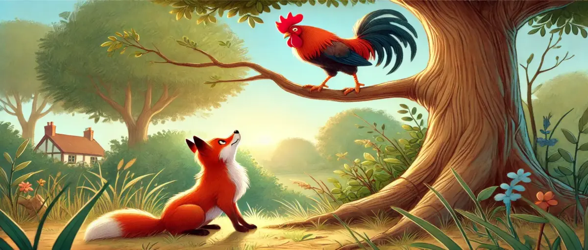 শিয়াল ও মোরগের গল্প