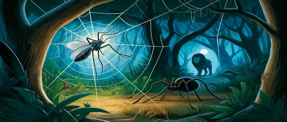 Read more about the article একটি সিংহ ও একটি মশার গল্প