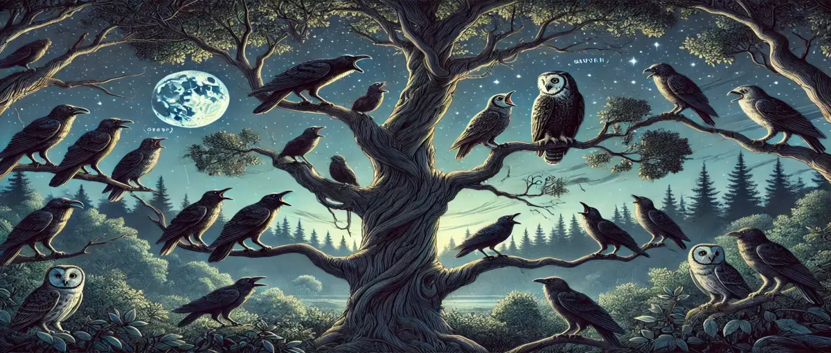 কাক ও পেঁচার ঝগড়া