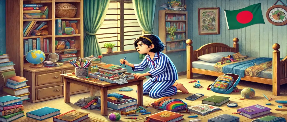 নিজের জিনিস গুছিয়ে রাখি