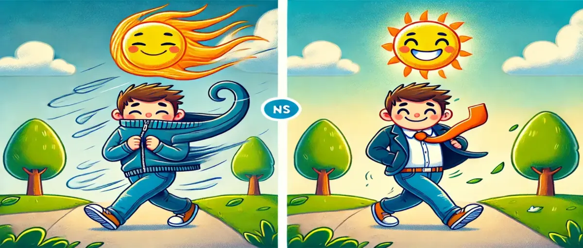 সূর্য মামা ও বাতাস বুড়ির গল্প